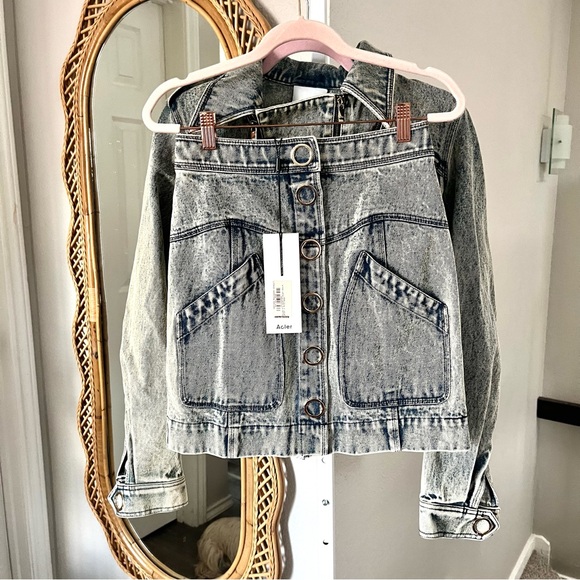 ACLER / Set of Ainsley Denim Jacket & Skirt - Picture 5 of 14